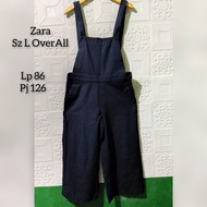 PRELOVED OVERALL ZARA THRIFT