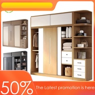 Lla2 Sliding Door Solid Wood Wardrobe Multifunctional Combination Storage Cabinet Nixianjia1.Sg