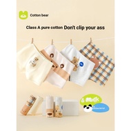 Boys Underwear Cotton Baby Boxer Shorts Children Pure Cotton Class a Medium Big Boy Boy Boys Childre