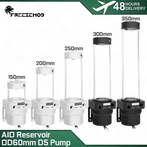 FREEZEMOD D5 Pump One-piece Reservoir PC Water-cooled MOD 150mm/200mm/250mm/300mm/350mm OD60MM 1100L