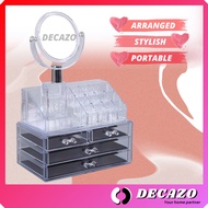Tempat Makeup Almari Makeup Makeup Organizer Mirror Makeup Acrylic Box Makeup Storage Cosmetic Organ