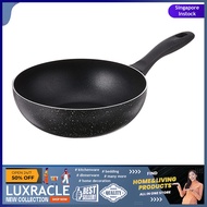 [sgstock] Wyking IHC22NL Induction Non Stick Wok Pan, 22 cm Diameter,Black - [] []