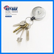 KEY-BAK 48 < Retractable KEY Ring (KEVLAR Style) Black/Silver Optional [Shopee 99]
