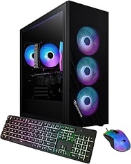 iBUYPOWER Scale Gaming PC Desktop Computer AMD Ryzen 5 8400F CPU, NVIDIA GeForce RTX 5050 8GB GPU, 1
