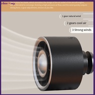 【URC】Dazzling Car  for Mini Fan Car Air Conditioning Outlet Clip Electric RGB Light Fan[my]