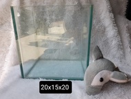 Terbaru Aquarium Mini Soliter 20x15x20