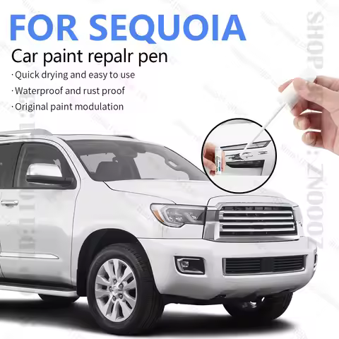 For 2000-2025 Toyota Sequoia Car Paint Repair Pen Accessories Silver 1L9 White 040 Black 218 Red 3U5