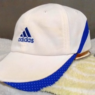 topi sport adidas putih second original