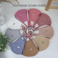 Face MASK COTTON SCUBA FABRIC For HIJAB