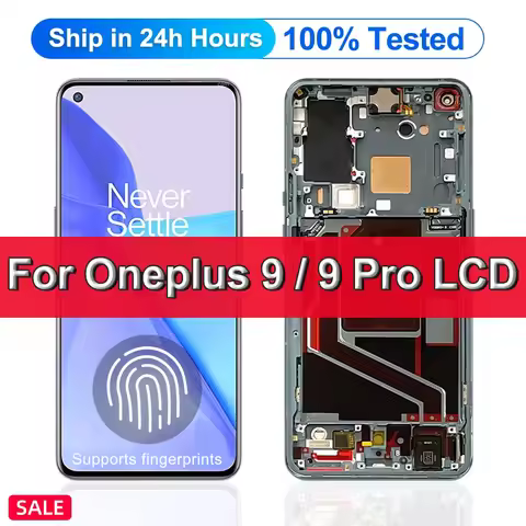 Super Amoled For OnePlus 9 1+9 LCD Display Touch Screen Digitizer Assembly For Oneplus 9 Pro Display