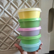 Small ROUND CONTAINER 80ml Tupperware.(2Pcs)