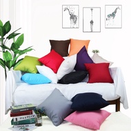 30x50 40x40 45x45 50x50 55x55 60x60 65x65 70x70 cm Colorful Plain Cotton Cushion Cover Square Throw Pillow Case Home Sofa Room Car Office Chair Decor