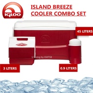 IGLOO Island Breeze 3 Piece Cooler Combo Set / Cooler Box / Bekas Air Batu