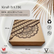 Rice Box 20x20 R10k Kraft BATIK Box Rice Kraf Catering Box 20x20 Chocolate Box Contemporary Wedding Hampers