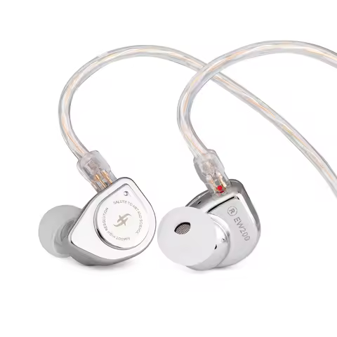 SIMGOT EW200 10mm SCP Diaphragm Dual-Magnetic-Circuit & Dual-Cavity Dynamic Driver Hifi IEM Earphone