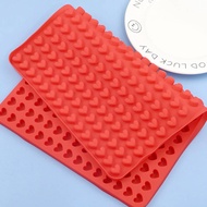 [Chicnest] 1Pc 255 Cavity Mini Heart Shaped Silicone Mold DIY Ice Cube Tray Cake Decoration Baking M