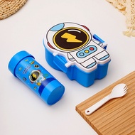 Phim Hoạt Hình Hộp Đựng Cơm Trưa Bento cốc nước đặt di động ba lưới hộp bento hộp đựng thức ăn Hộp Ă