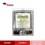 EMES DDS608  SINGLE PHASE 10(60)A KWH METER (DIGITAL TYPE) Kilowatt-Hour Meter