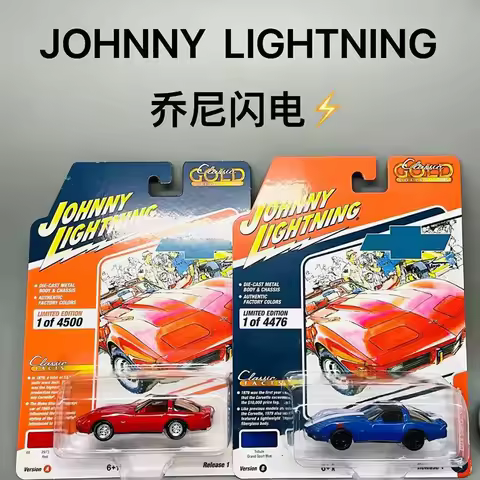 Johnny Lightning‌ 1:64 1979 Chevro Corvette Alloy Car Model