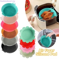 Air Fryer Silicone Pot Air Fryers Oven Baking Tray for Pizza Fried Chicken Air Fryer Accessories Round Pan Reusable Mat