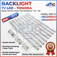 BACKLIGHT TV LED TOSHIBA 40 INCH 40L2400 40L5400 40L2400VJ 40L5400VJ LAMPU BACKLIGHT TV TOSHIBA 12K