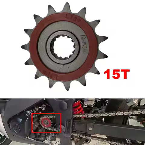 Silent Durable Engine Front Sprocket 15T For Zontes 310x T310 T350 ZT250-S ZT310-X-R-T-V-VX ZT350-R-