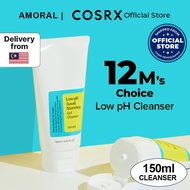 【Duty free】COSRX Low pH Good Morning Gel Cleanser 150ml,Daily Mild Cleanser BHA 0.5%, Tea Tree Leaf Oil 0.5% for Sensitive Skin