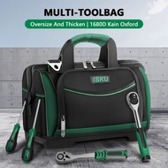 ISKU Tool Bag Besar / Tas Perkakas 15 17 20 inch 1680D Kain Oxford Tas Perkakas Anti Air