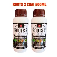 Combo 2 Chai Root 2 Hữu Cơ Humic 500ml Giúp Rễ Khỏe Mập Củ To Thân Cành Xanh Lá Dày Lá Ra Nhiều Nhán