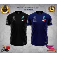 2026 การจัดส่งที่รวดเร็วMicrofiber QualityBaju AMG V2 Formula One F1 Racing Team Motor Sport Tshirt 