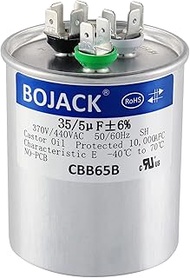 BOJACK 97F9899 35+5uF 35 MFD 440V Upgraded Replacement Round Capacitor