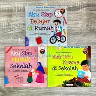[ GET 3 BOOKS ] Story Book I'm Ready to Enter School - I Ready to Learn at Home - School Grammar - L