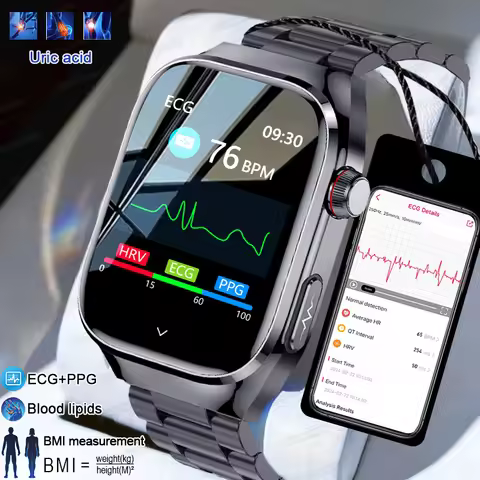 2025 New For HUAWEI ECG+PPG Bio-optical Sensor Smartwatch HRV Uric acid Blood lipids BMI measurement
