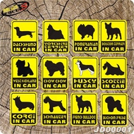 Husky West Highland Schnauzer Bichon Chow Dachshund Pomeranian Car Sticker Car Tail Dog Sticker