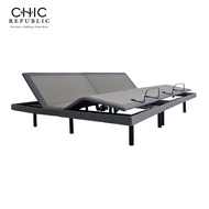 CHIC REPUBLIC ROHAN PLUS/90+90เตียงปรับระดับ 6 ฟุต พร้อมรีโมท - สี ดำ