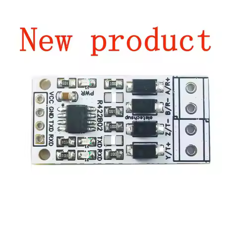 R422B02 RS232 TTL to RS422 Converter Module for Raspberry Pi Pico Pi Zero W 3.3V 5V UART PWM GPIO Di