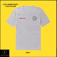 Round Neck T shirt Microfiber Quick Dry Fit Jersey Logo Embroidery Sulam AMG Brabus Sport Performanc