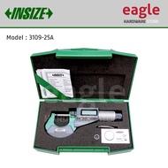 Insize 3109-25A 0 ~ 25mm Digital Outside Micrometer, Metric, Inch
