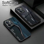 HP Redmi 15c SoftCase | MR46 | Redmi 15C Glitter Softcase | Case Casing Latest Camera Protectivehp f