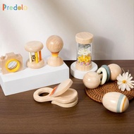 predolo 7 Pieces Wooden Baby Toy Set Montessori for Newborn Toy Infant 0 6 12 Months