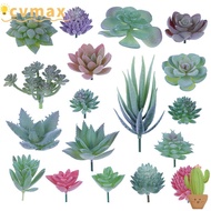 CYMX Green Desktop Bedroom Fake Plants Party Supplies Artificial Succulents Plants