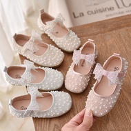 New Girls Crystal Shoes Princess Shoes Girls Fashion Rhinestone Little Girls Leather Shoes Student F