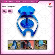 LPG Gas Cylinder Regulator Locking Safety - 3.1 kilogram Gas Regulator Head Clamp