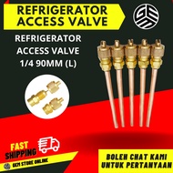 Refrigeration Access Valve/ HVAC/Peti Sejuk Spare Part R134a R600a R22 R410a 1/4"