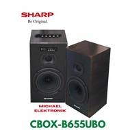 TERLARIS SHARP Speaker Active CBOX-B655UBO 9.000W/PMPO BERKUALITAS