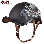 [Clearance sale]GXT Men's and Women's Harley Half Helmet Retro Motorcycle Helmet Electric Scooter He