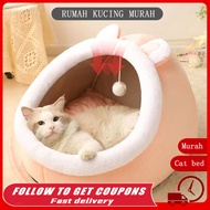 Cat bed Removable Washable pet nest for dog house indoor cat cage Foldable Cartoon tempat tidur kucing murah dog bed