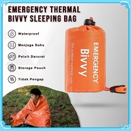 Emergency Thermal Bivvy Survival Kit/Sleeping Bag Camping Bivvy Portable Emergency Blanket Thermal S