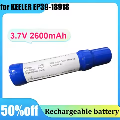 For KEELER EP39β18918 Ophthalmoscope Medical Device Parts 3.7V 2600mAh Rechargeable Lithiumβion Repl