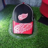 NHL Detroit Red Wings fitted ice hockey cap read info Hll